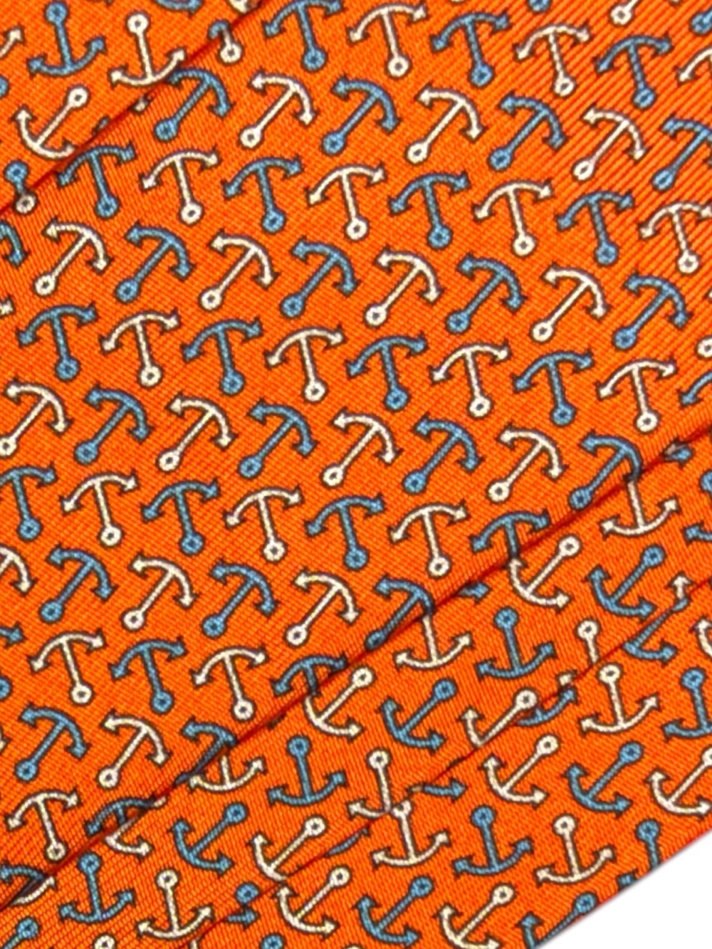 HERMÈS silk tie
